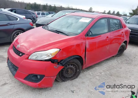 2009 Toyota Matrix S z USA, uszkodzony, nr VIN 2T1LE40E19C008645